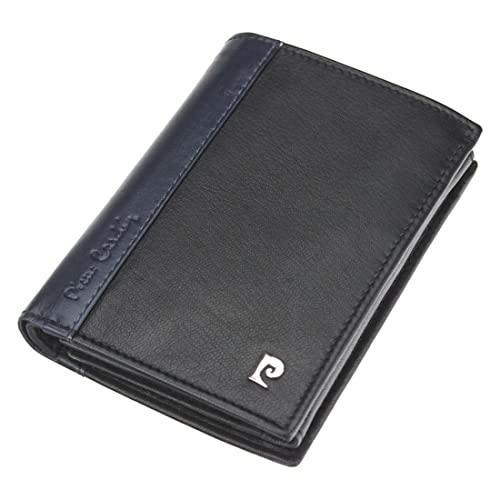Pierre Cardin TILAK30 326 Herren Geldbörse aus echtem Leder 11 Kartenfächer 2 Münzfächer Geldscheinfach 10,5 x 12,7 x 2,8 cm RFID vertikal schwarz und Marineblau Pierre Cardin TILAK30 326 Herren Geldbörse aus echtem Leder 11 Kartenfächer 2 Münzfächer Geldscheinfach 10,5 x 12,7 x 2,8 cm RFID vertikal schwarz und Marineblau von Pierre Cardin