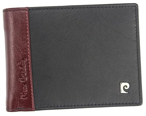 Pierre Cardin TILAK30 8805 Herren Geldbörse aus echtem Narbenleder mit Kartenfächern Münzfach Geldscheinfach 12,5 x 9,5 x 2,5 cm schwarz und rot RFID-Schutz Pierre Cardin TILAK30 8805 Herren Geldbörse aus echtem Narbenleder mit Kartenfächern Münzfach Geldscheinfach 12,5 x 9,5 x 2,5 cm schwarz und rot RFID-Schutz von Pierre Cardin