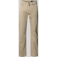 Pierre Cardin Tapered Fit Hose mit Eingrifftaschen Modell 'Lyon' in Taupe, Größe 38/32 von Pierre Cardin