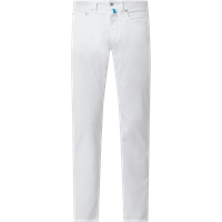 Pierre Cardin Tapered Fit Hose mit Stretch-Anteil Modell 'Lyon' - 'Futureflex' in Weiss, Größe 36/32 von Pierre Cardin