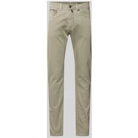 Pierre Cardin Tapered Fit Jeans im 5-Pocket-Design Modell 'Lyon' in Oliv, Größe 40/32 von Pierre Cardin