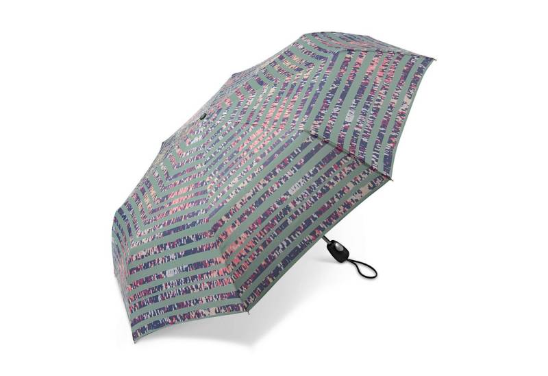 Pierre Cardin Taschenregenschirm Damen Regenschirm mit Auf-Zu Automatik jade stripe von Pierre Cardin