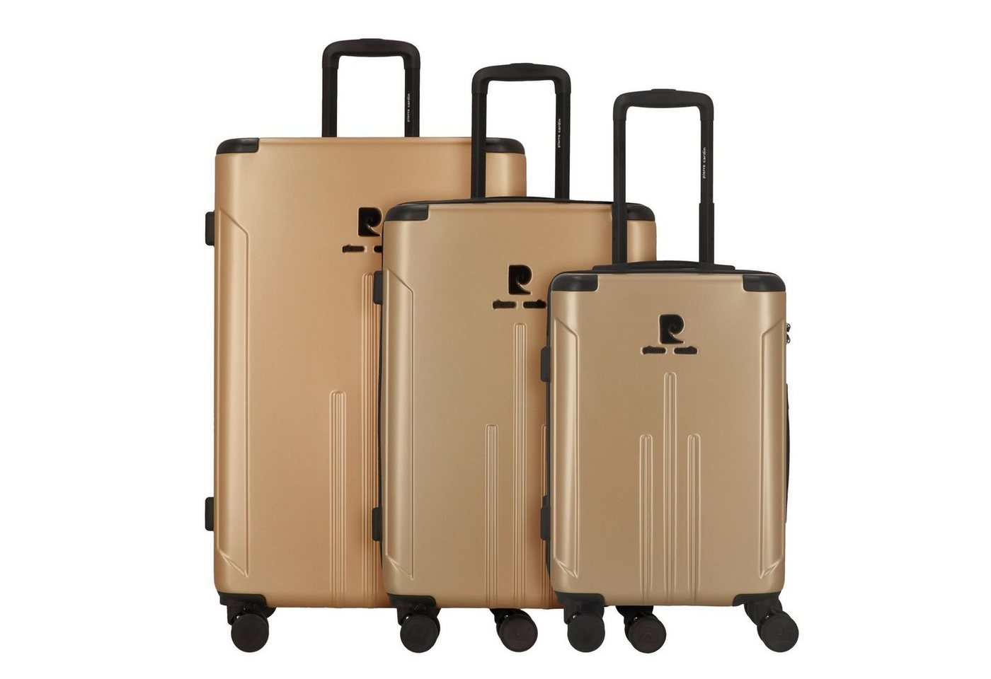 Pierre Cardin Trolleyset, 4 Rollen, (3-teilig, 3 tlg), ABS von Pierre Cardin