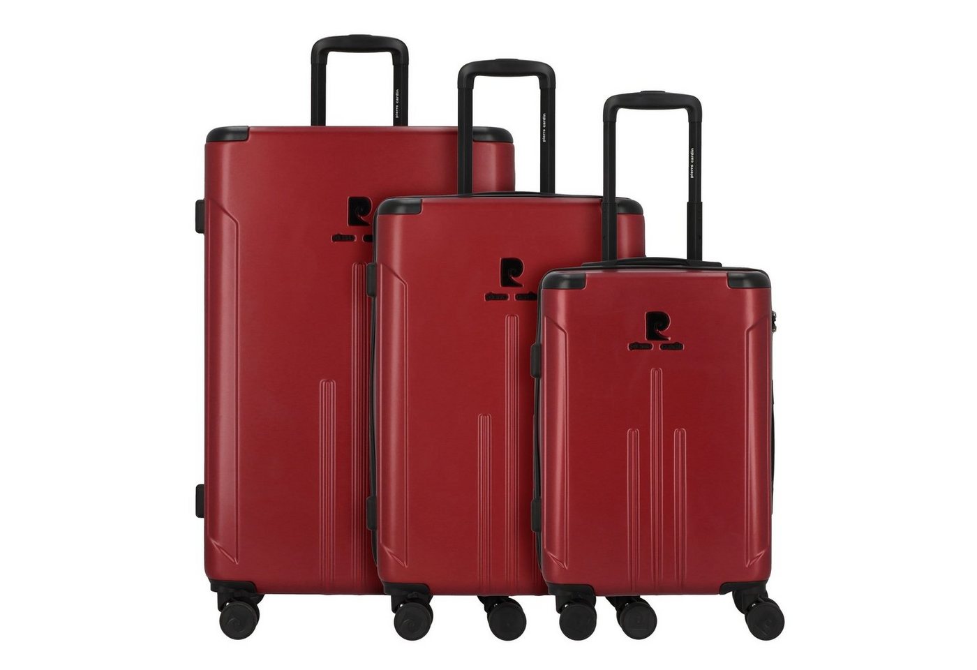 Pierre Cardin Trolleyset, 4 Rollen, (3-teilig, 3 tlg), ABS von Pierre Cardin