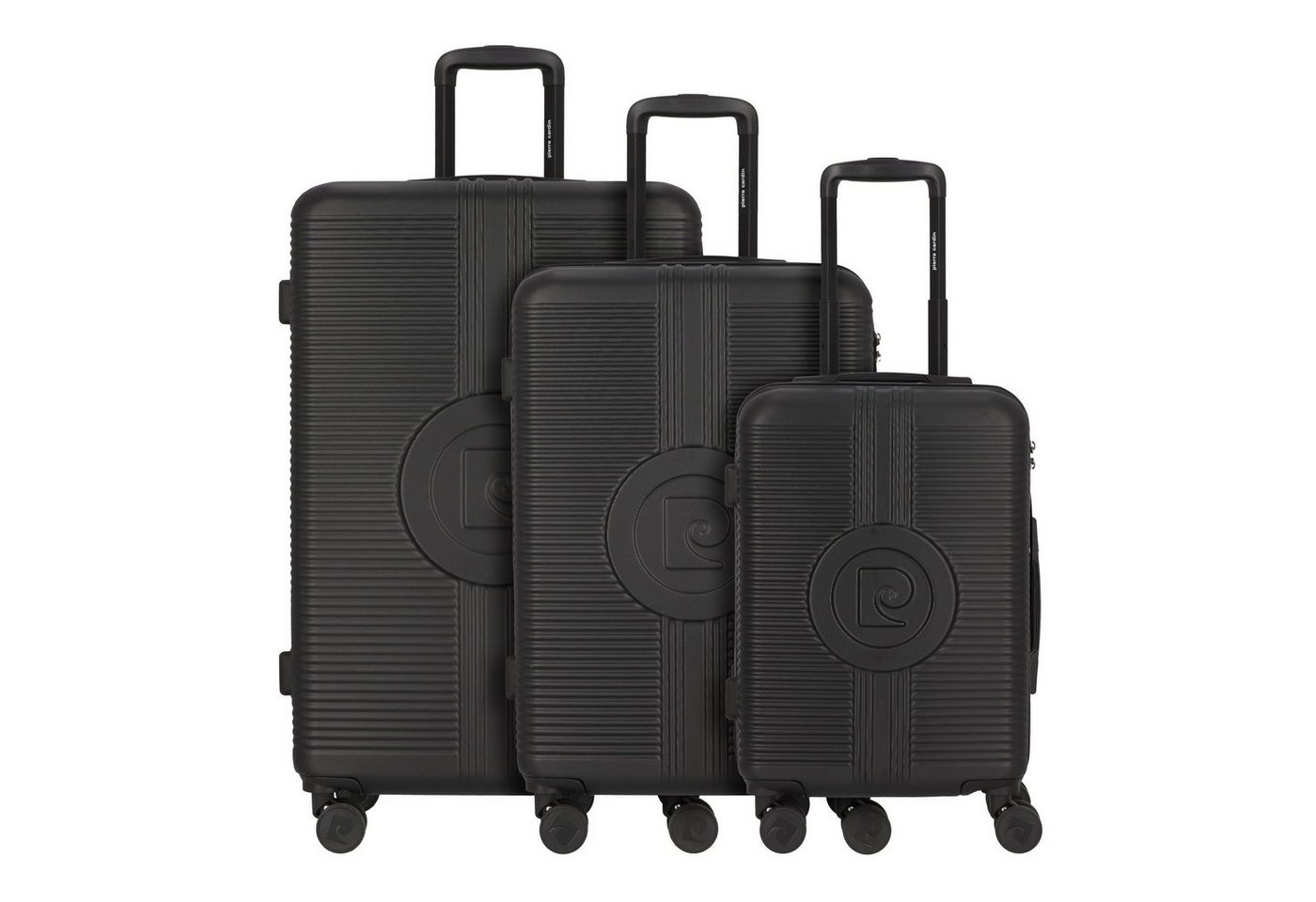 Pierre Cardin Trolleyset, 4 Rollen, (3-teilig, 3 tlg), ABS von Pierre Cardin