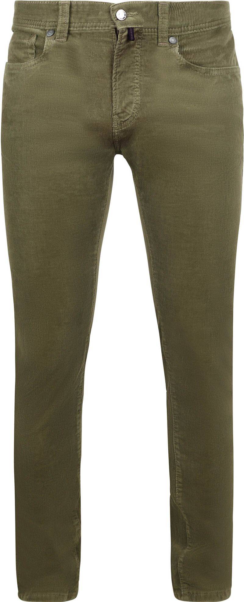 Pierre Cardin Trousers Lyon Corduroy Olive - Größe W 32 - L 34 von Pierre Cardin