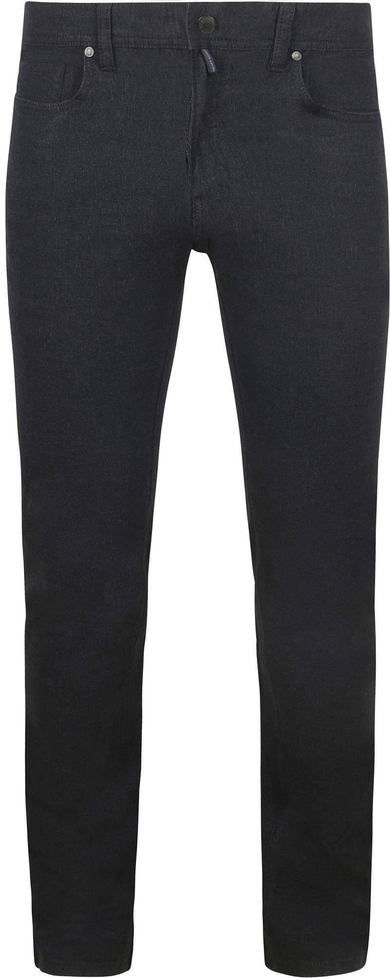 Pierre Cardin Trousers Lyon Tapered Druck Navy - Größe W 34 - L 32 von Pierre Cardin