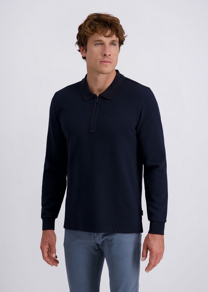 Pierre Cardin V-Ausschnitt-Pullover mit Reißverschluss von Pierre Cardin