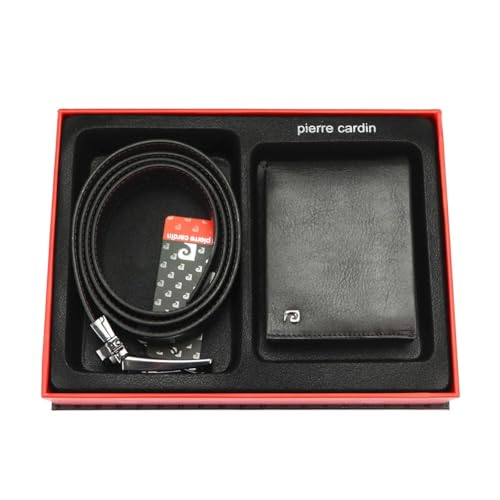 Pierre Cardin ZG-EX-06 Geschenkset für Herren – Geldbörse für Herren – Gürtel für Herren – Geldbörse 12 x 8 x 2 cm – Schwarz, Schwarz , Ceinture 115 cm, Klassisch Pierre Cardin ZG-EX-06 Geschenkset für Herren – Geldbörse für Herren – Gürtel für Herren – Geldbörse 12 x 8 x 2 cm – Schwarz, Schwarz , Ceinture 115 cm, Klassisch von Pierre Cardin