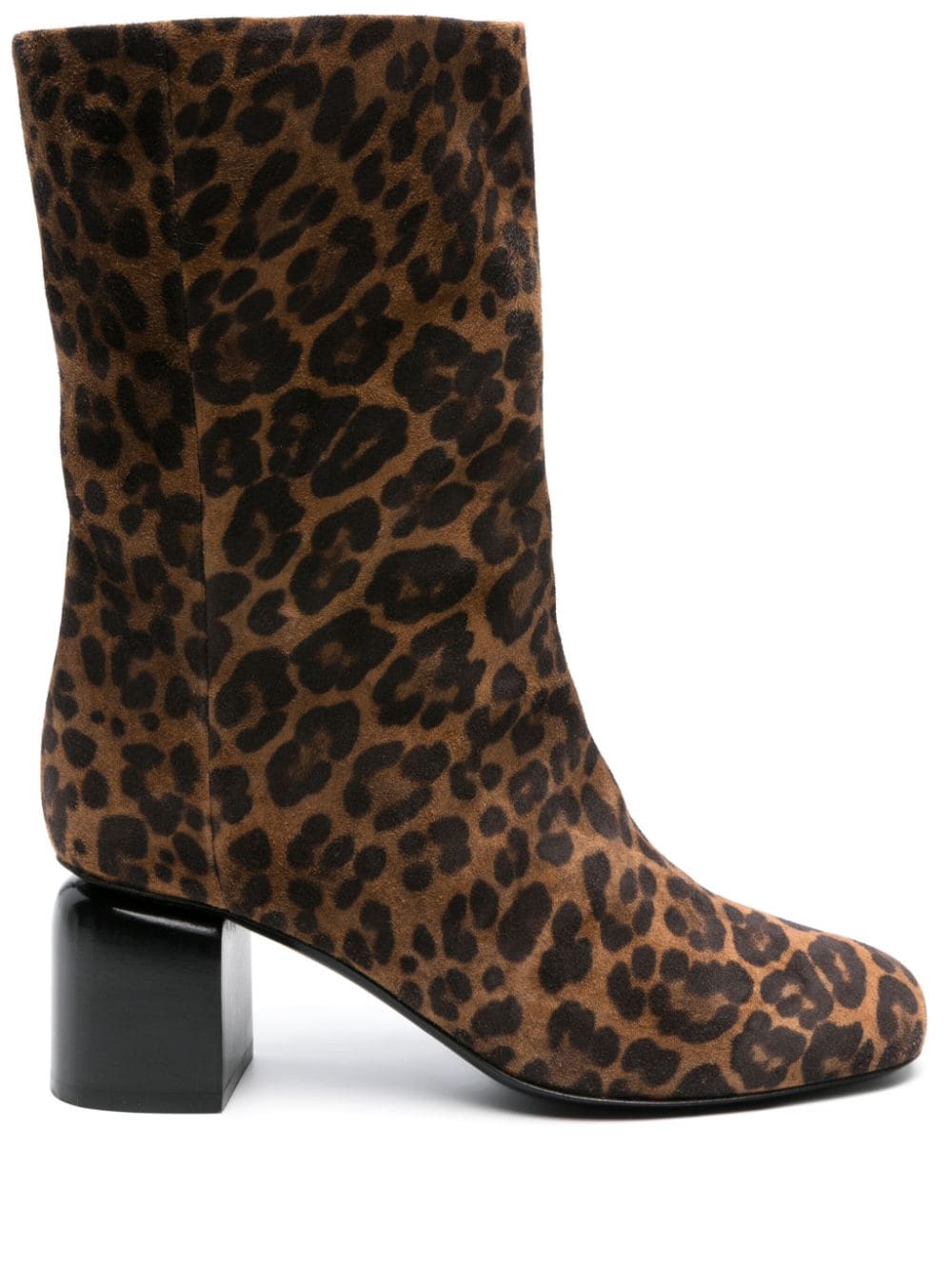 Pierre Hardy Biba Stiefeletten mit Leo-Print 70mm - Braun von Pierre Hardy