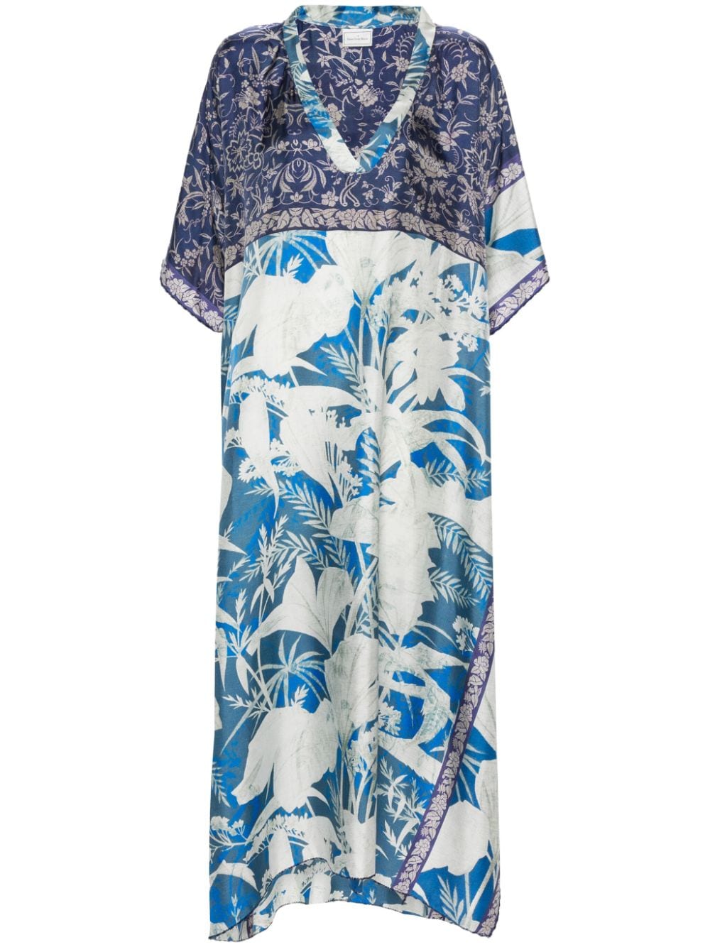 Pierre-Louis Mascia Aloe Seidenkaftan - Blau von Pierre-Louis Mascia