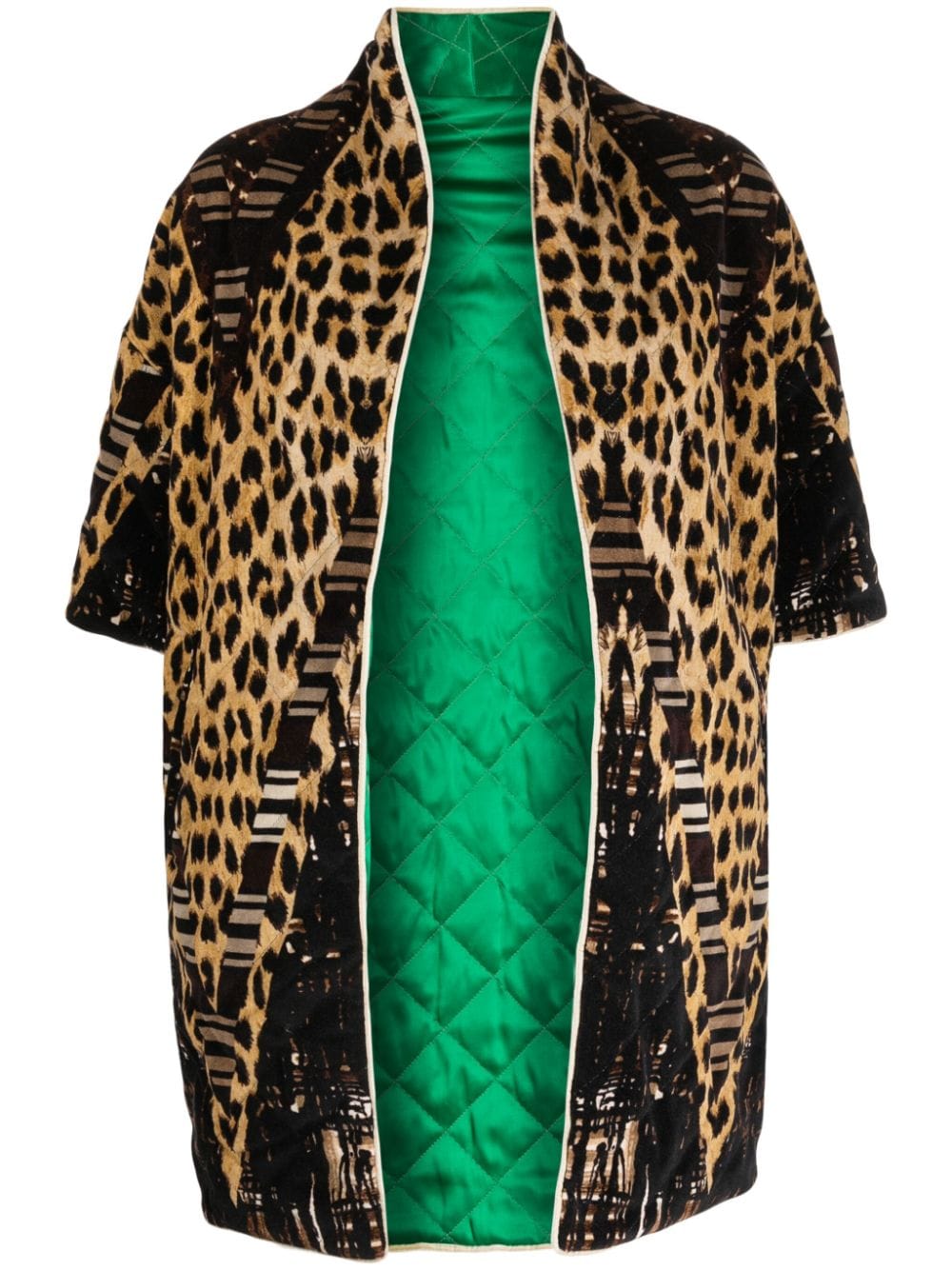 Pierre-Louis Mascia Wendbarer Kimono mit Leoparden-Print - Braun von Pierre-Louis Mascia