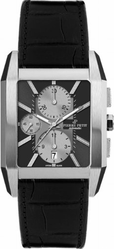 Pierre Petit Herren-Armbanduhr XL Paris Analog Automatik Leder P-815A von Pierre Petit