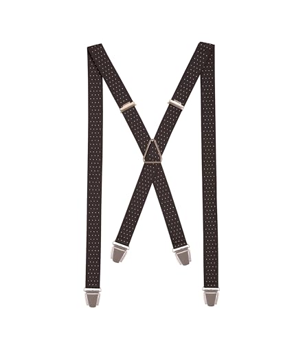 Pierrot Dünne Hosenträger für Männer Made in Germany/Frankreich - Starker Gummizug & 4 Extra Starke X-Clips - Verstellbare Länge bis zu 130cm - Garantie auf Lebenszeit - 100% DEUTSCH & FRANZÖSISCH von Pierrot