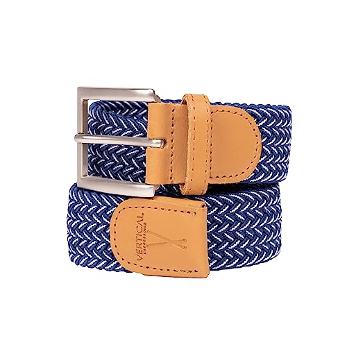 Pierrot Gewebter elastischer Dehnbarer Elastikgürtel für Damen & Herren mit weichem Stoff 105cm - Collab x Vertical von Pierrot