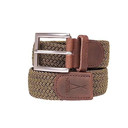 Pierrot Gewebter elastischer Dehnbarer Elastikgürtel für Damen & Herren mit weichem Stoff 105cm - Collab x Vertical von Pierrot