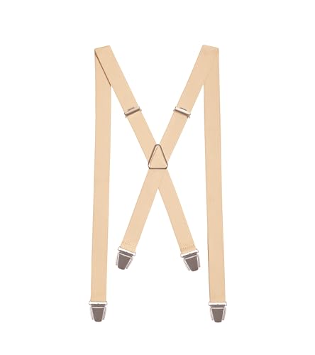 Pierrot Dünne Hosenträger für Männer Made in Germany/Frankreich - Starker Gummizug & 4 Extra Starke X-Clips - Verstellbare Länge bis zu 130cm - Garantie auf Lebenszeit - 100% DEUTSCH & FRANZÖSISCH von Pierrot