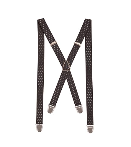 Pierrot Dünne Hosenträger für Männer Made in Germany/Frankreich - Starker Gummizug & 4 Extra Starke X-Clips - Verstellbare Länge bis zu 130cm - Garantie auf Lebenszeit - 100% DEUTSCH & FRANZÖSISCH von Pierrot