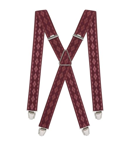 Pierrot Hosenträger Herren Breit und Vintage Premium - Made in Germany/France - Verstärktes Gummiband mit Extra Starken Metall Clips - Verstellbare Länge bis zu 130cm - Garantie auf Lebenszeit von Pierrot