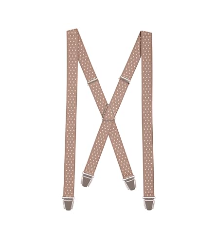 Pierrot Dünne Hosenträger für Männer Made in Germany/Frankreich - Starker Gummizug & 4 Extra Starke X-Clips - Verstellbare Länge bis zu 130cm - Garantie auf Lebenszeit - 100% DEUTSCH & FRANZÖSISCH von Pierrot