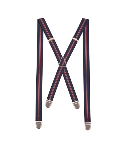 Pierrot Dünne Hosenträger für Männer Made in Germany/Frankreich - Starker Gummizug & 4 Extra Starke X-Clips - Verstellbare Länge bis zu 130cm - Garantie auf Lebenszeit - 100% DEUTSCH & FRANZÖSISCH von Pierrot
