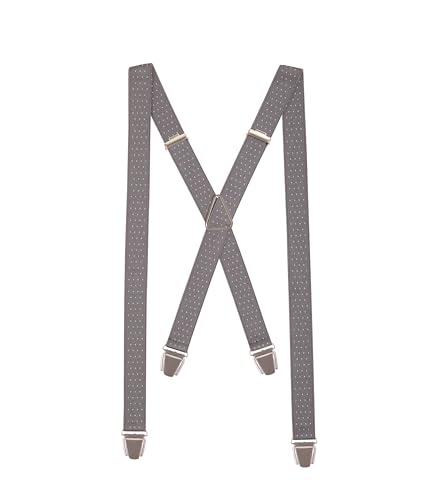 Pierrot Dünne Hosenträger für Männer Made in Germany/Frankreich - Starker Gummizug & 4 Extra Starke X-Clips - Verstellbare Länge bis zu 130cm - Garantie auf Lebenszeit - 100% DEUTSCH & FRANZÖSISCH von Pierrot
