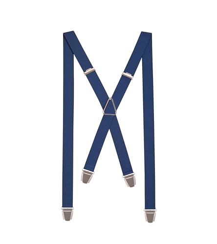 Pierrot Dünne Hosenträger für Männer Made in Germany/Frankreich - Starker Gummizug & 4 Extra Starke X-Clips - Verstellbare Länge bis zu 130cm - Garantie auf Lebenszeit - 100% DEUTSCH & FRANZÖSISCH von Pierrot