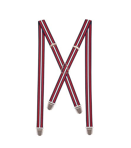 Pierrot Dünne Hosenträger für Männer Made in Germany/Frankreich - Starker Gummizug & 4 Extra Starke X-Clips - Verstellbare Länge bis zu 130cm - Garantie auf Lebenszeit - 100% DEUTSCH & FRANZÖSISCH von Pierrot