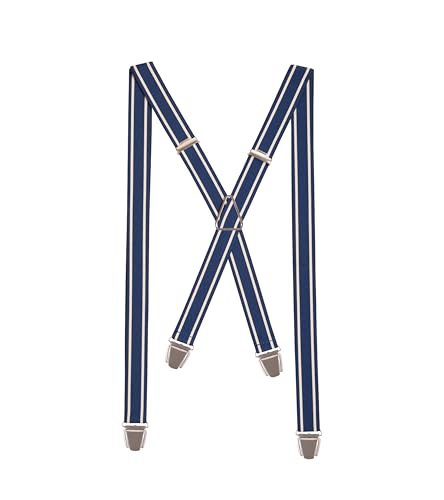 Pierrot Dünne Hosenträger für Männer Made in Germany/Frankreich - Starker Gummizug & 4 Extra Starke X-Clips - Verstellbare Länge bis zu 130cm - Garantie auf Lebenszeit - 100% DEUTSCH & FRANZÖSISCH von Pierrot