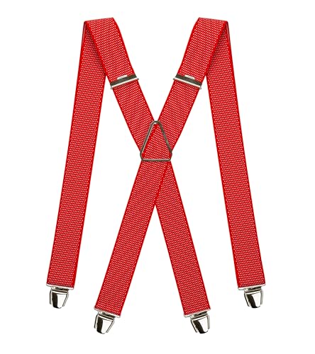 Pierrot - Hosenträger Herren Breit und Vintage - Made in Germany/France - Verstellbare Länge bis zu 130cm - Garantie auf Lebenszeit - 100% DEUTSCH & FRANZÖSISCH von Pierrot