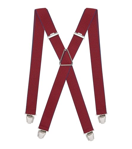 Pierrot Hosenträger Herren Breit und Vintage Premium - Made in Germany/France - Verstärktes Gummiband mit Extra Starken Metall Clips - Verstellbare Länge bis zu 130cm - Garantie auf Lebenszeit von Pierrot