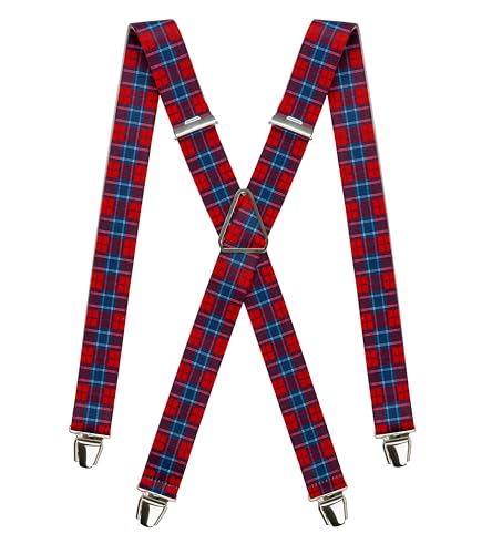 Pierrot - Hosenträger Herren Breit und Vintage - Made in Germany/France - Verstellbare Länge bis zu 130cm - Garantie auf Lebenszeit - 100% DEUTSCH & FRANZÖSISCH von Pierrot