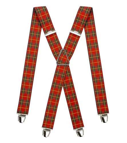 Pierrot - Hosenträger Herren Breit und Vintage - Made in Germany/France - Verstellbare Länge bis zu 130cm - Garantie auf Lebenszeit - 100% DEUTSCH & FRANZÖSISCH von Pierrot
