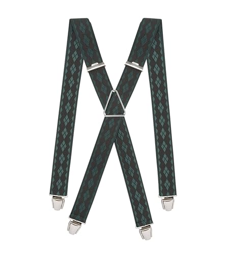 Pierrot Hosenträger Herren Breit und Vintage Premium - Made in Germany/France - Verstärktes Gummiband mit Extra Starken Metall Clips - Verstellbare Länge bis zu 130cm - Garantie auf Lebenszeit von Pierrot