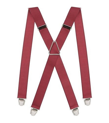 Pierrot Hosenträger Herren Breit und Vintage Premium - Made in Germany/France - Verstärktes Gummiband mit Extra Starken Metall Clips - Verstellbare Länge bis zu 130cm - Garantie auf Lebenszeit von Pierrot