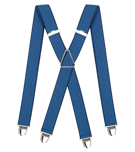 Pierrot Hosenträger für Herren Breit Made in Germany/France - Ultrastarker Gummizug & 4 Extra Starke X-Clips - Verstellbare Länge bis zu 130cm - Garantie auf Lebenszeit Pierrot Hosenträger für Herren Breit Made in Germany/France - Ultrastarker Gummizug & 4 Extra Starke X-Clips - Verstellbare Länge bis zu 130cm - Garantie auf Lebenszeit von Pierrot