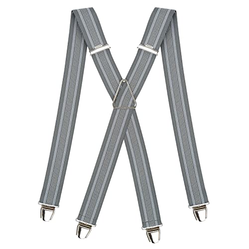 Pierrot Hosenträger für Herren Breit Made in Germany/France - Ultrastarker Gummizug & 4 Extra Starke X-Clips - Verstellbare Länge bis zu 130cm - Garantie auf Lebenszeit Pierrot Hosenträger für Herren Breit Made in Germany/France - Ultrastarker Gummizug & 4 Extra Starke X-Clips - Verstellbare Länge bis zu 130cm - Garantie auf Lebenszeit von Pierrot