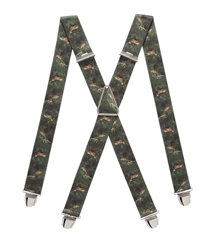 Pierrot Hosenträger für Herren Breit Made in Germany/France - Ultrastarker Gummizug & 4 Extra Starke X-Clips - Verstellbare Länge bis zu 130cm - Garantie auf Lebenszeit von Pierrot