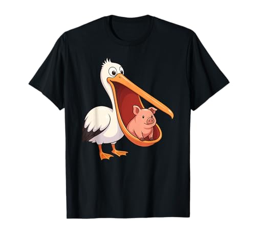 Lustiges Schwein, Pelikan, Tierliebhaber, Jungen, Mädchen, Kinder T-Shirt Lustiges Schwein, Pelikan, Tierliebhaber, Jungen, Mädchen, Kinder T-Shirt von PigPelicanAxis1