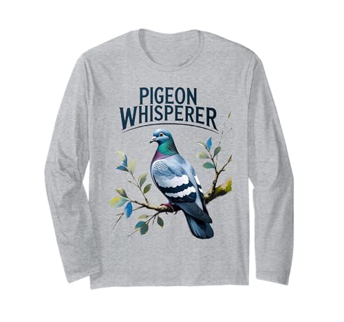 Lustiger Taubenflüsterer für Brautzüchter, Besitzer, Züchter, Züchter, Männer Langarmshirt Lustiger Taubenflüsterer für Brautzüchter, Besitzer, Züchter, Züchter, Männer Langarmshirt von Pigeon Bird ideas for Bird Lover Racing Pigeons
