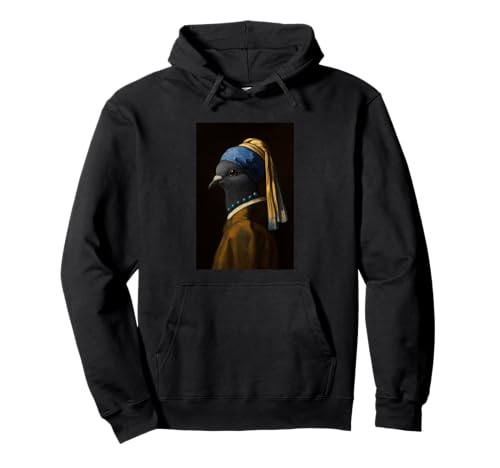 Taubenmalerei Mädchen Perlenohrkunst Jungen Mädchen Kinder Pullover Hoodie von PigeonAxis1