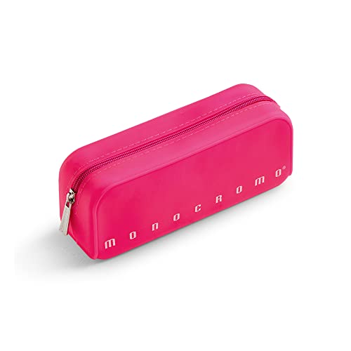 Pigna, Weiches Silikonetui, Monochrom Fluo, Farbe Fuchsia, einzeln verpackt von Pigna