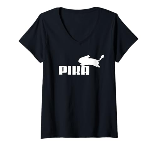 Damen Pikamu hybrides lustiges Geschenk T-Shirt mit V-Ausschnitt Damen Pikamu hybrides lustiges Geschenk T-Shirt mit V-Ausschnitt von Pikamu lustige Stoßgeschenke