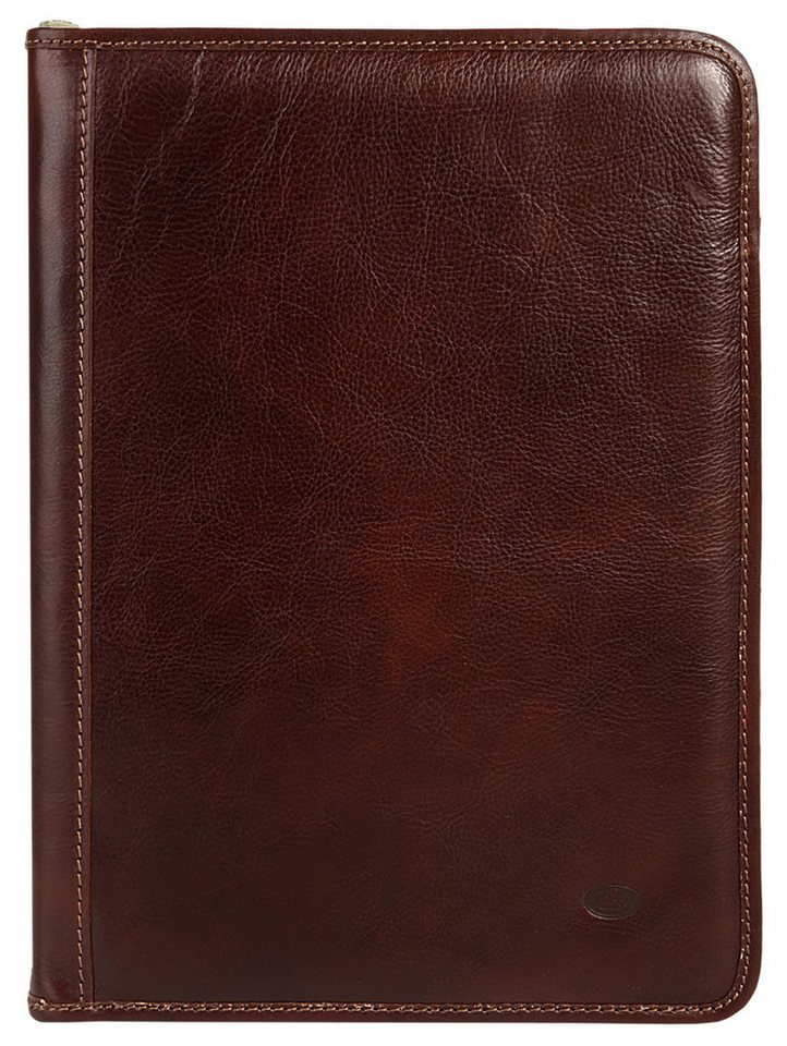 Piké Dokumententasche, echt Leder, Made in Italy von Piké