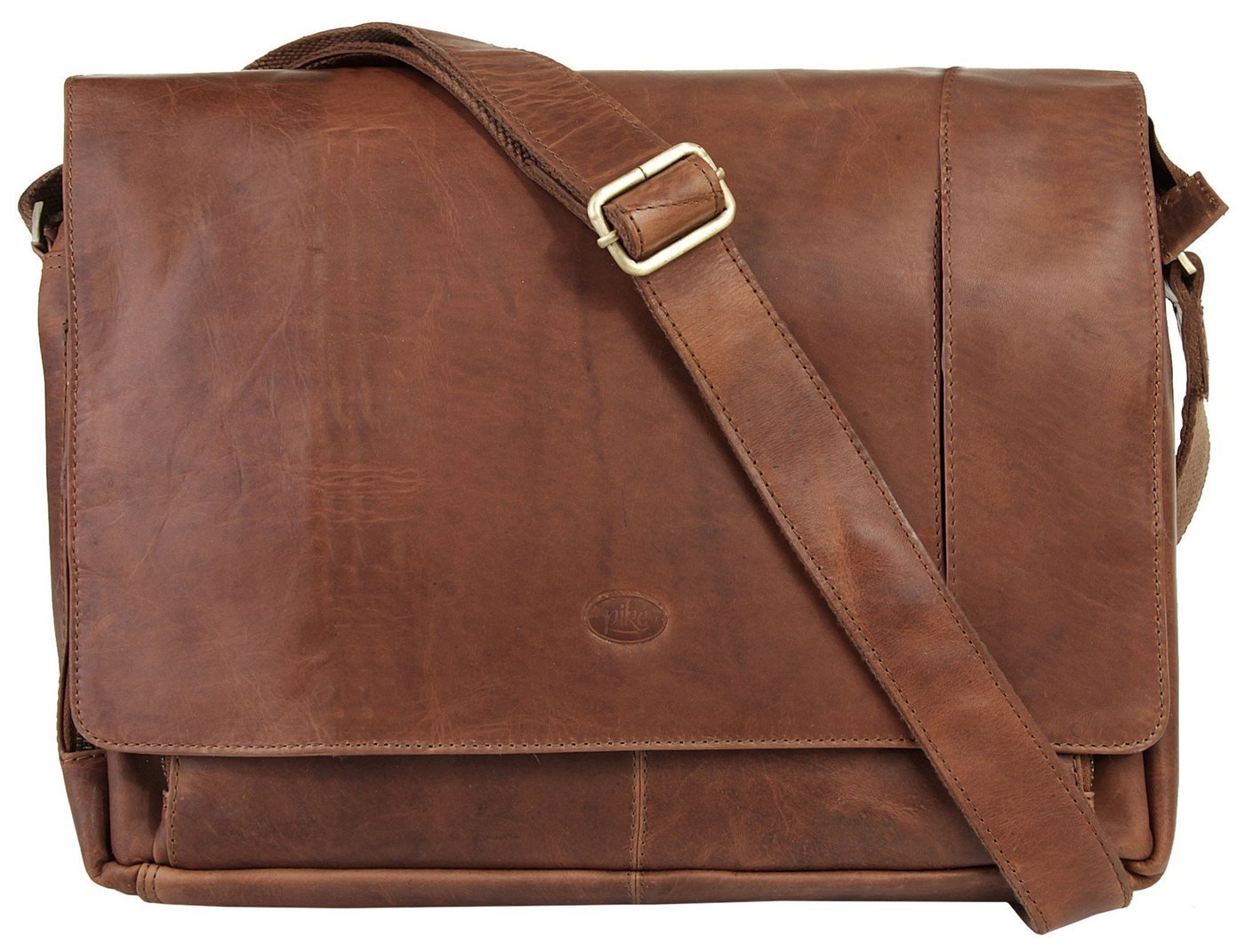 Piké Messenger Bag, echt Leder von Piké