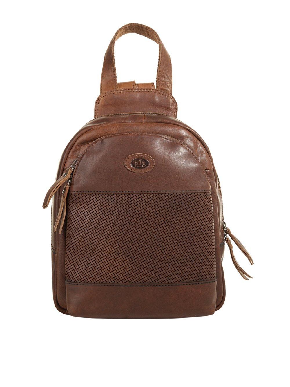 piké Rucksack Damen Leder, braun von Pike