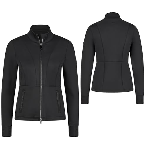 Pikeur - Damen Jersey Jacket 8280 SELECTION - WINTER 2025, Schwarz , D38(US10-UK24-F40-I42) von Pikeur