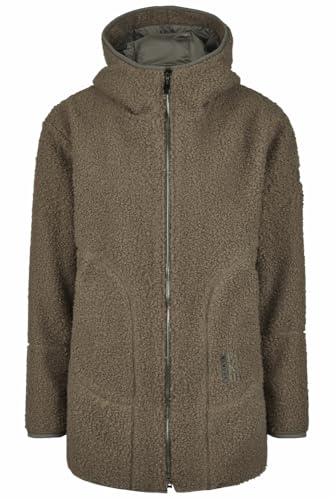 Pikeur Sports Damen Teddyfleece Jacke Sherpa Fleecejacke greige HW 2025 (38) von Pikeur