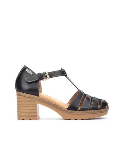 Pikolinos Absatzsandalen in Leder CANARIAS für Frauen Farbe Black von Pikolinos