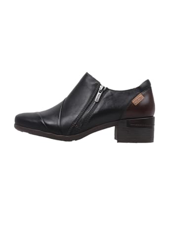 Pikolinos Absatzschuhe in Leder Malaga für Frauen Farbe Negro von Pikolinos